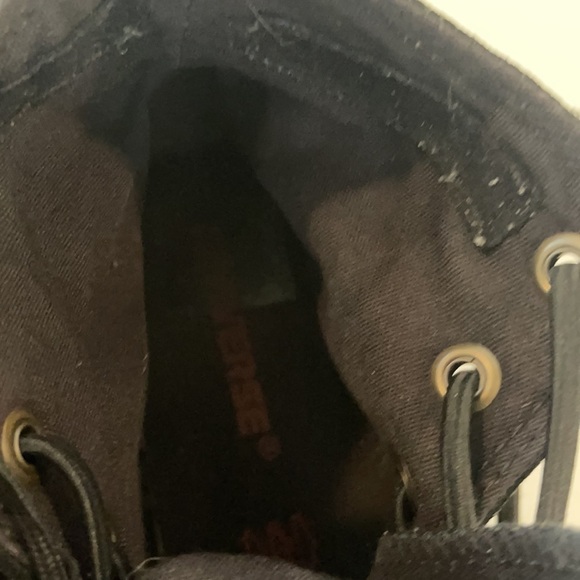 VINTAGE RARE Converse All Star 1Q101 Suede Leather Hi Sneakers sz 7 women - Picture 13 of 16